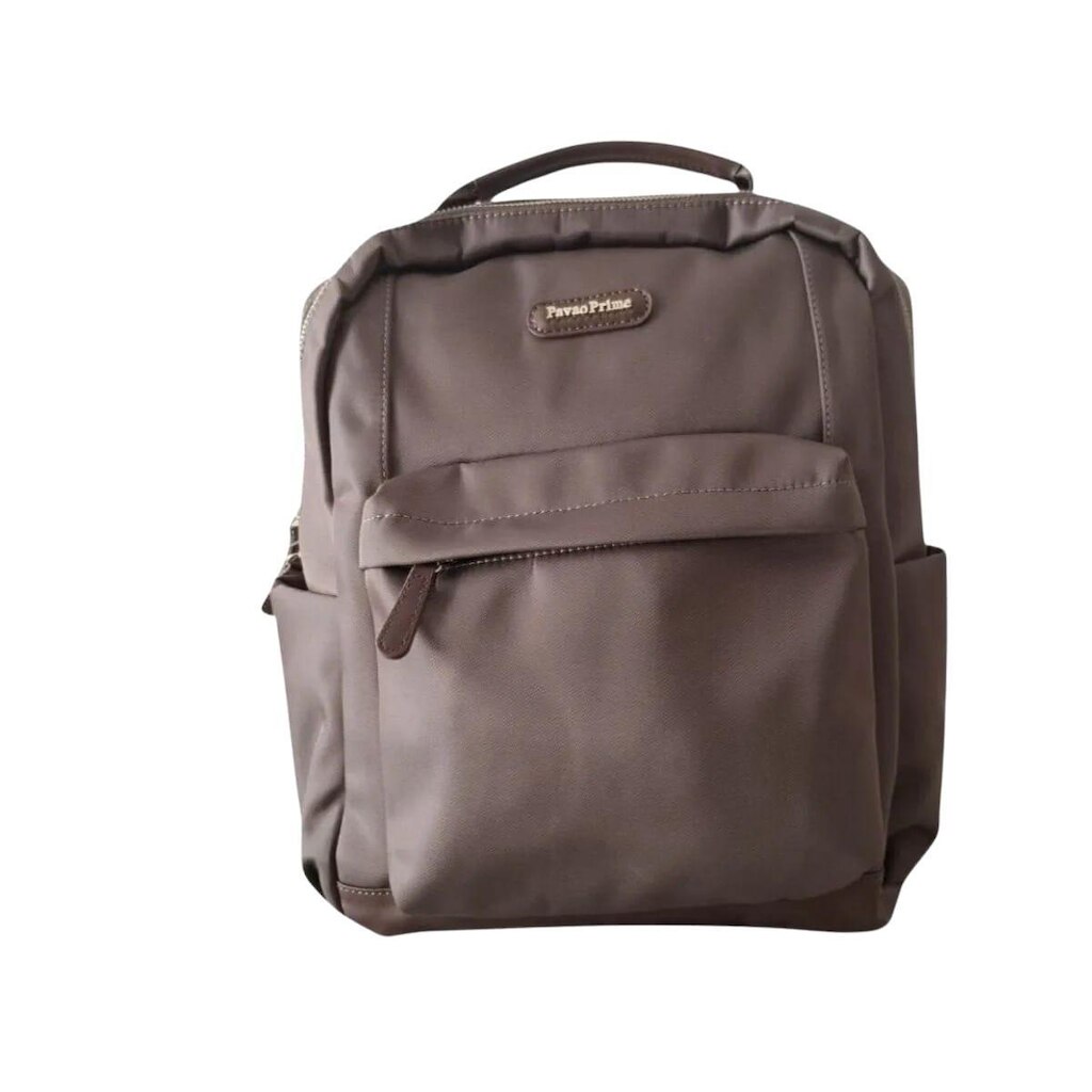 Mochila Pavão De Ouro marrom impermeável