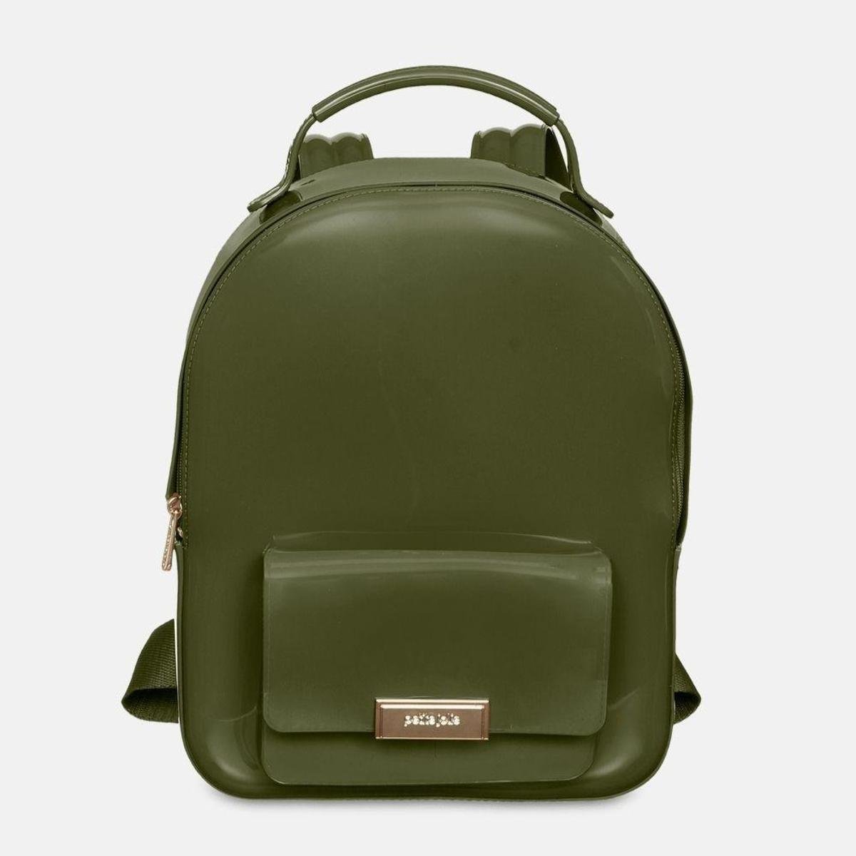 Mochila Petite Jolie Basic Média - Verde | Netshoes