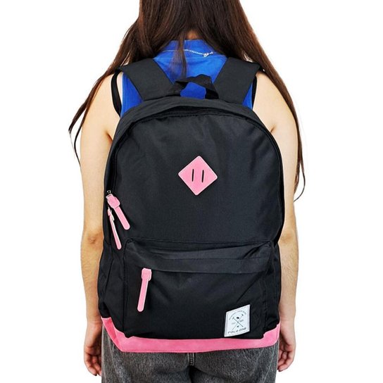 Mochila Polo One Casual Resistente Faculdade Trabalho Escola Impermeável 14 Litros