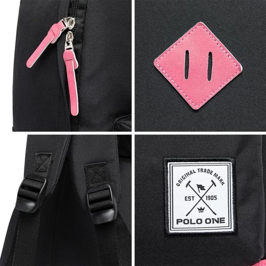 Mochila Polo One Casual Resistente Faculdade Trabalho Escola Impermeável 14 Litros