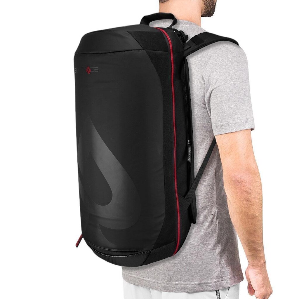 Mochila Prokennex Black ACE Barrel Preta e Vermelha