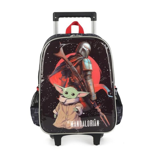 MOCHILA RODAS ESCOLAR INFANTIL STAR WARS LUXCEL IC36742ST - Preto Menor preço em MOCHILA RODAS ESCOLAR INFANTIL STAR WARS LUXCEL IC36742ST - Preto