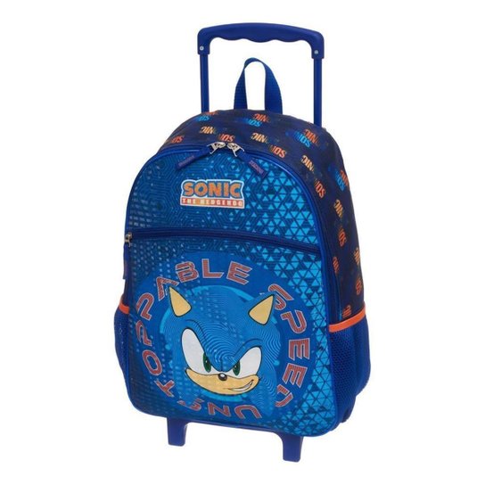 Mochila Rodinha G Sonic Geomaze Infantil Escolar Menino Masculina Pacific 989e01 Azul - Azul Menor preço em Mochila Rodinha G Sonic Geomaze Infantil Escolar Menino Masculina Pacific 989e01 Azul - Azul