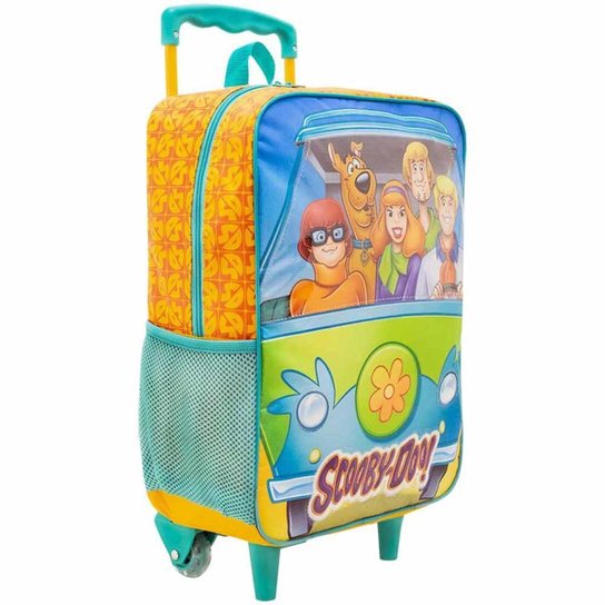 Mochila Rodinha Infantil Scooby Doo 14 Mistery Xeryus 8881 - Laranja Menor preço em Mochila Rodinha Infantil Scooby Doo 14 Mistery Xeryus 8881 - Laranja