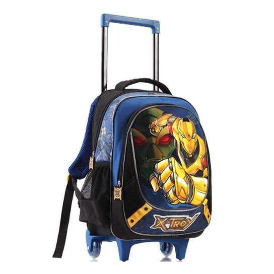 Mochila Rodinha Infantil X-troy Transformers Seanite Bumblebee - Amarelo Menor preço em Mochila Rodinha Infantil X-troy Transformers Seanite Bumblebee - Amarelo