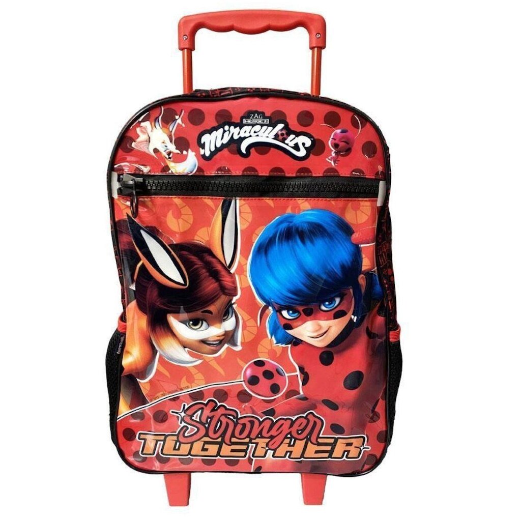 Mochila Rodinhas Escolar Miraculous Ladybug Rena Dermiwil
