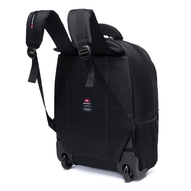 Mochila Rodinhas Swicky Executiva Notebook Resistente Masculina