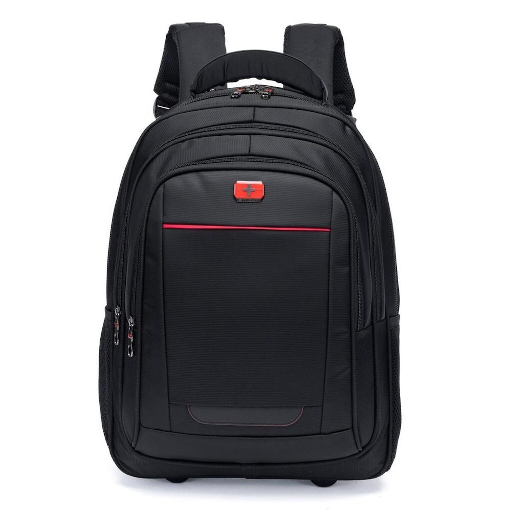 Mochila Rodinhas Swicky Executiva Notebook Resistente Masculina