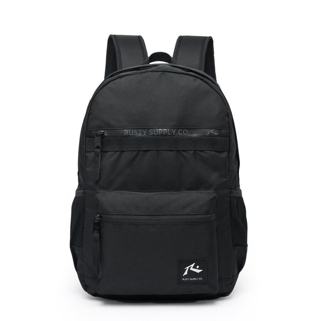 Mochila Rusty Preta Casual Escolar Trabalho 15 litros