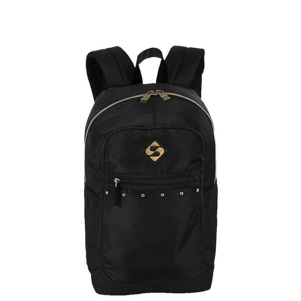 Mochila Sestini Magic 2 Nailon Neogold Preto Unissex