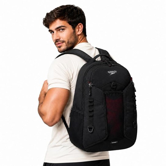 Mochila Speedo Executiva Reforçada Grande Notebook 20 Litros