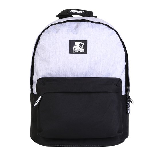 Mochila Starter Básica - Cinza+Preto