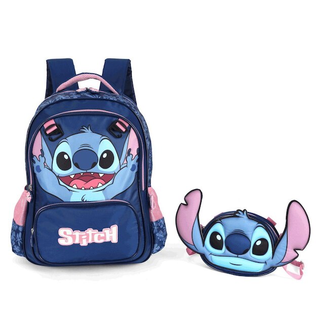 Mochila Stitch 43861 - Juvenil - Azul | Netshoes