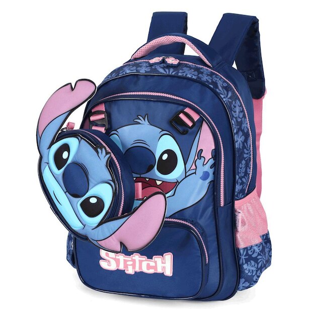 Mochila Stitch 43861 - Juvenil - Azul | Netshoes