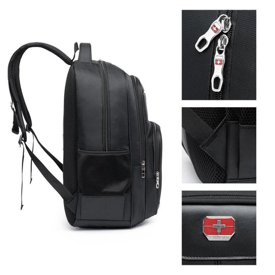 Mochila Swicky Masculina Casual Trabalho Executiva Espaçosa 23L