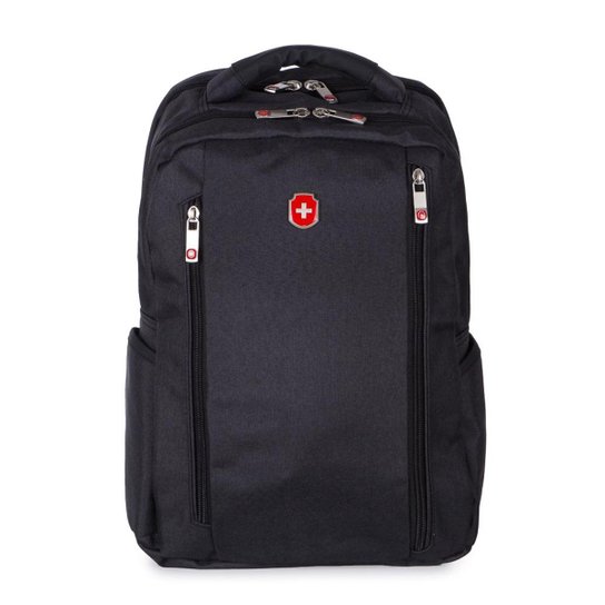 Mochila Swissland Genebra Para Notebook Executiva em Poliéster Nobre - Preto Menor preço em Mochila Swissland Genebra Para Notebook Executiva em Poliéster Nobre - Preto