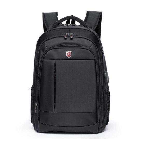 Mochila Swissport Executiva C/ Entrada De Fone E Cabo Usb Masculina 36L - Preto é ruim? Mochila Swissport Executiva C/ Entrada De Fone E Cabo Usb Masculina 36L - Preto é boa?