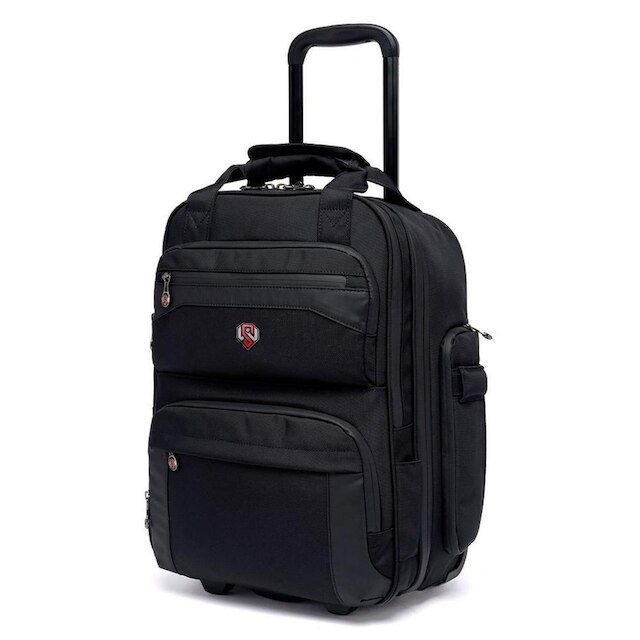 Mochila Swissport Executiva De Rodinhas Espaçosa Trabalho Notebook 36 Litros