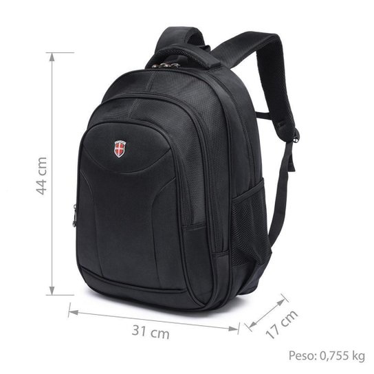 Mochila Swissport Executiva Resistente Trabalho Para Notebook 24 Litros