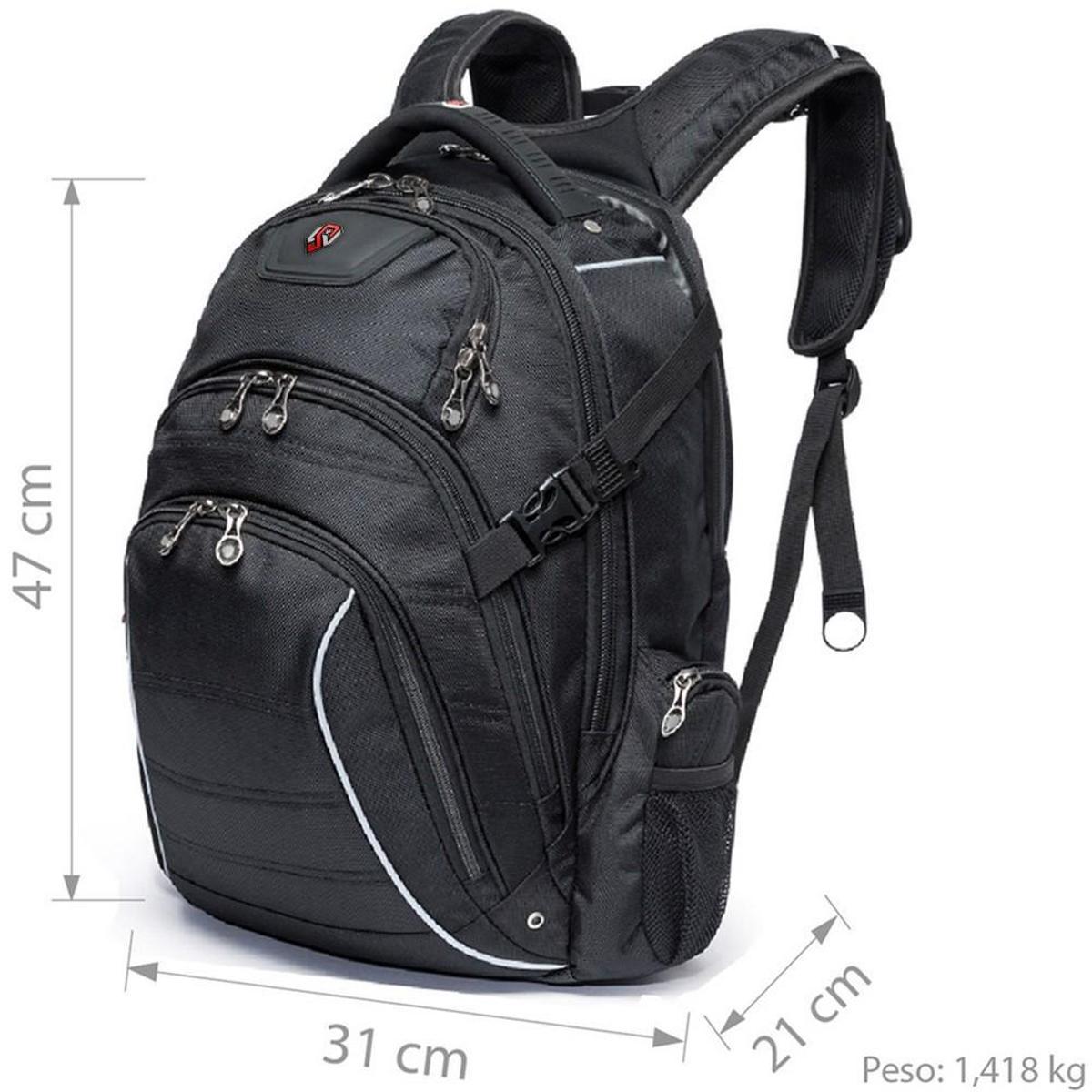 Mochila Swissport Masculina Notebook Laptop Executiva Reforçada C ...