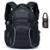 Mochila Swissport  Masculina Notebook Laptop Executiva Reforçada Senha C/ Cadeado 33L Preta - Preto