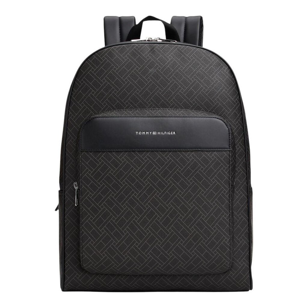 Mochila Tommy Hilfiger Flag Monogram 15.6 Litros Marrom
