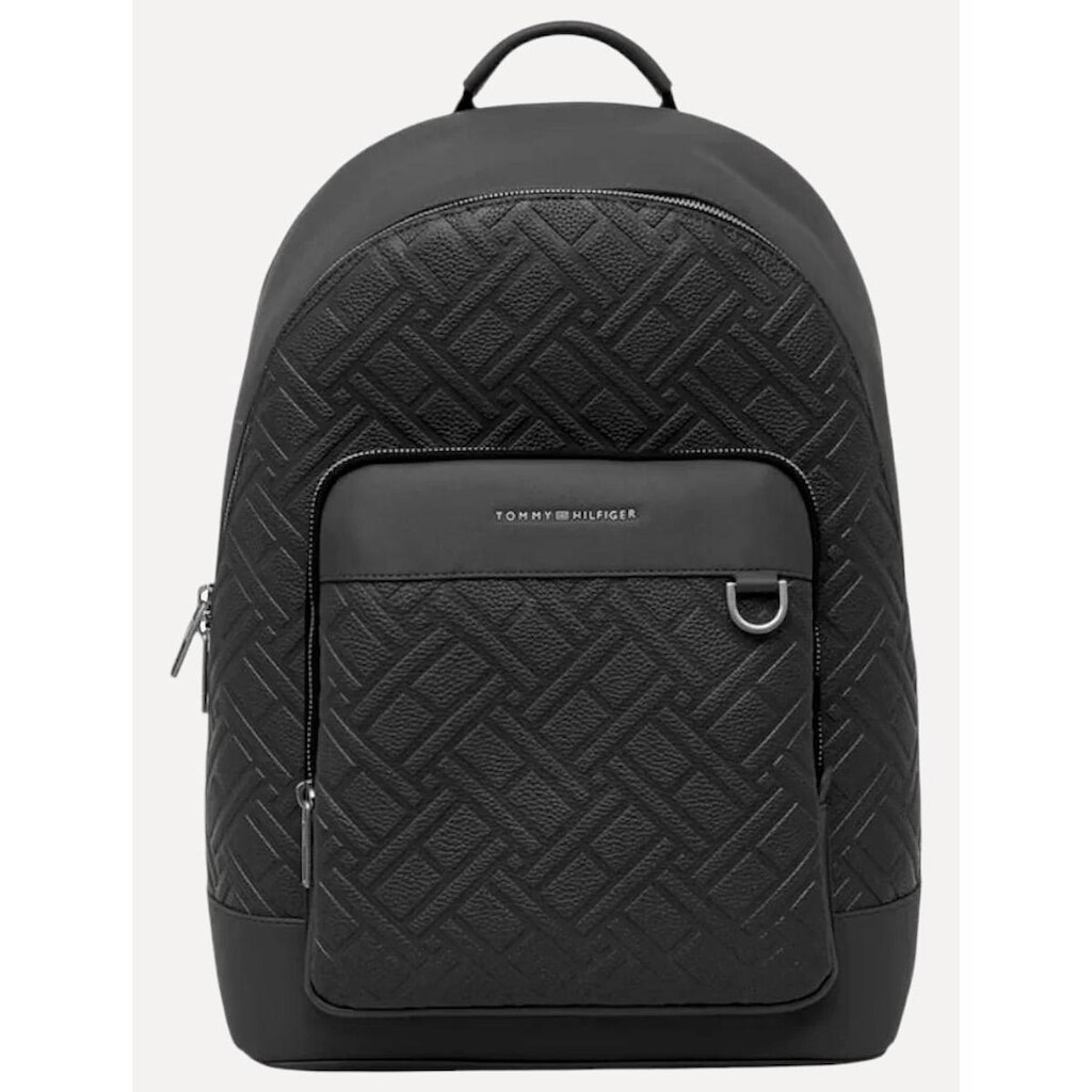 Mochila Tommy Hilfiger TH Flag Backpack Cinza Escuro