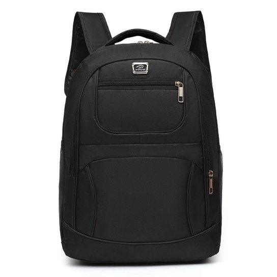 Mochila Unissex Casual Trabalho Escolar Reforçada com Alça - Preto é ruim? Mochila Unissex Casual Trabalho Escolar Reforçada com Alça - Preto é boa?