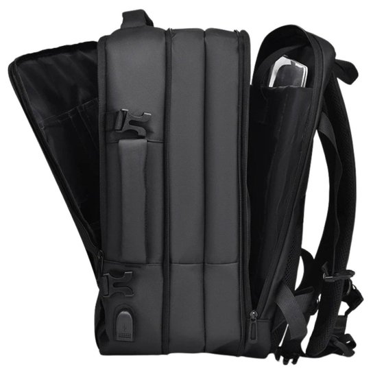 Mochila Viagem Bolsa Notebook 17 Grande Expansível Spaceplus