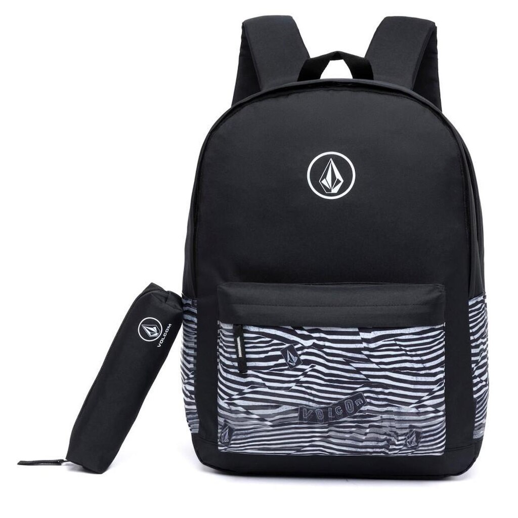 Mochila Volcom Bolsa Escolar Original Resistente Juvenil Reforçada