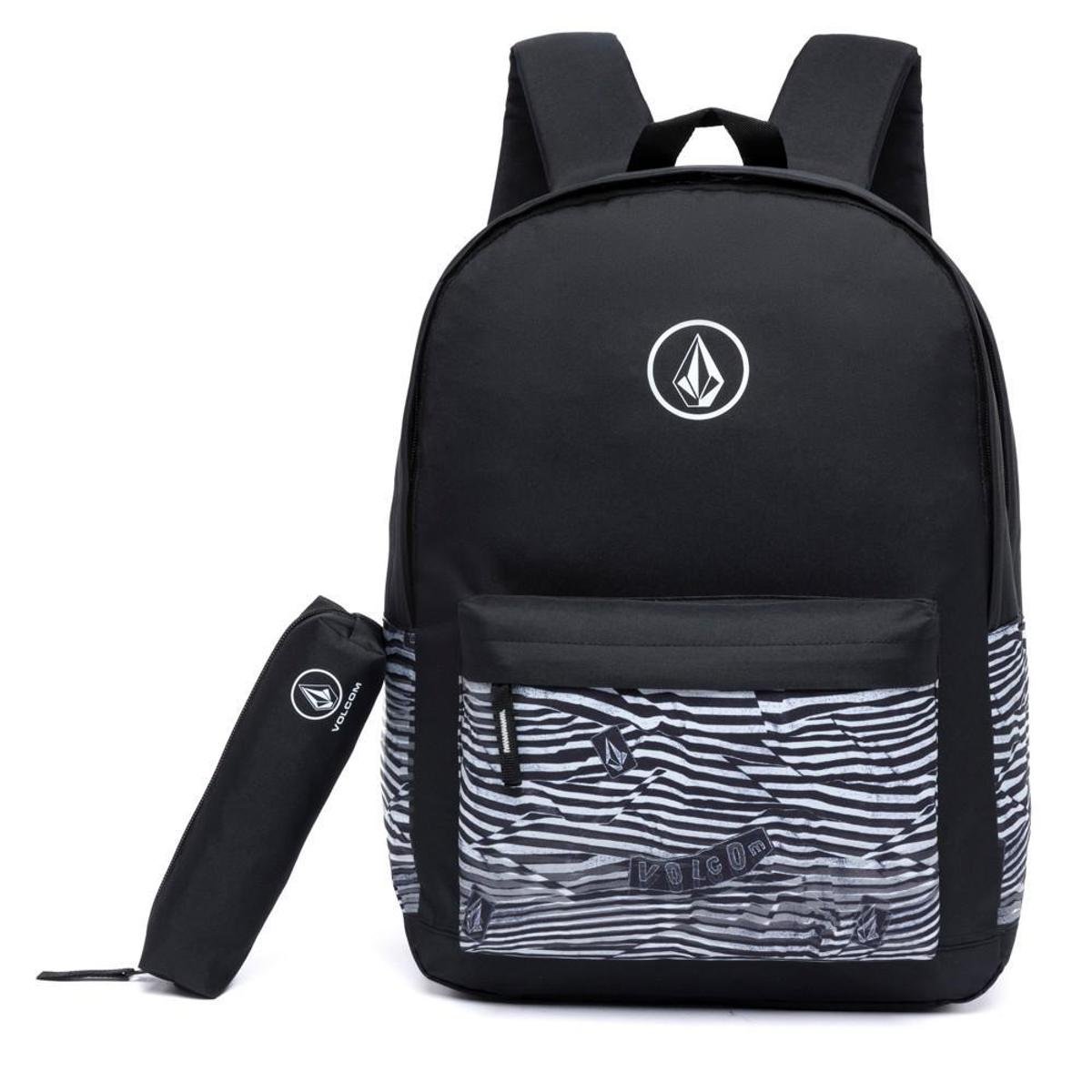 Mochila Volcom Escolar Original Resistente Juvenil Reforçada