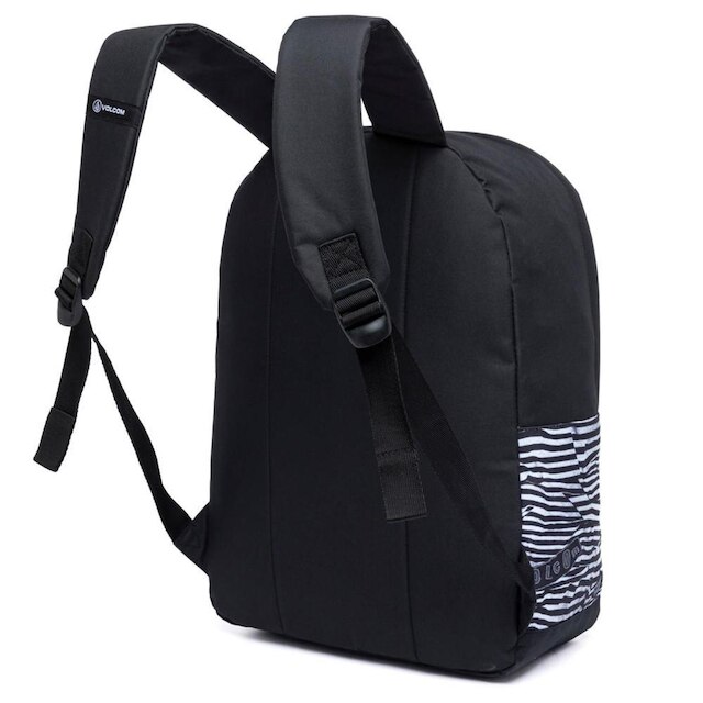 Mochila Volcom Escolar Original Resistente Juvenil Reforçada - Preto ...