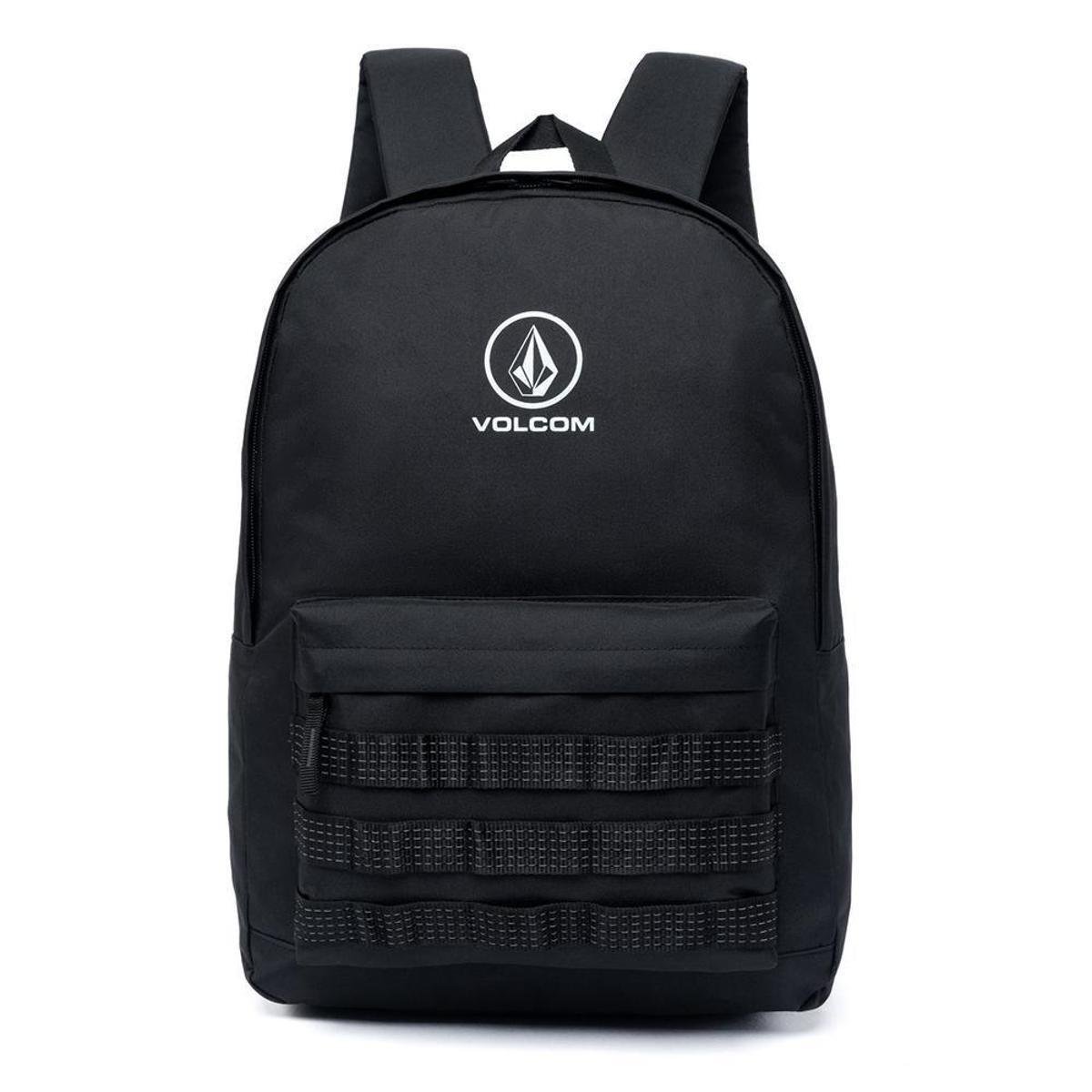 Mochila Volcom Masculina Casual Escolar Reforçada Básica Menor preço em Mochila Volcom Masculina Casual Escolar Reforçada Básica