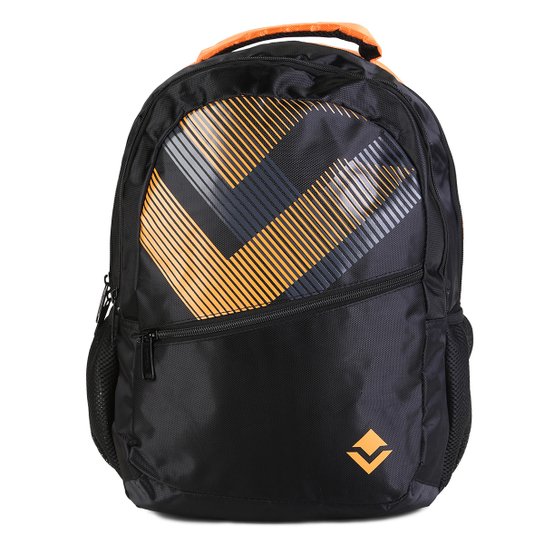 Mochila Vollo Run Masculina - Preto+Laranja