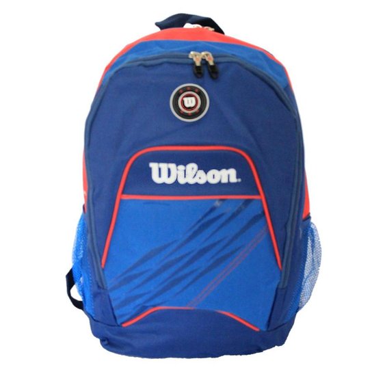 Mochila Wilson Esportiva - Azul+Vermelho Menor preço em Mochila Wilson Esportiva - Azul+Vermelho
