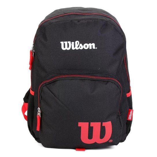 Mochila Wilson Masculina Juvenil Costas Notebook Tam G Faculdade Escolar Trabalho - Preto+Vermelho Menor preço em Mochila Wilson Masculina Juvenil Costas Notebook Tam G Faculdade Escolar Trabalho - Preto+Vermelho