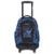 Mochila Xtrem Com Rodinhas Escolar Trolley Cross 398 Dino - Azul