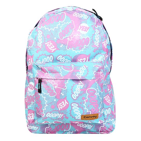 Mochila Yins Brasil Casual Convoy Estampada - Lilás é boa?