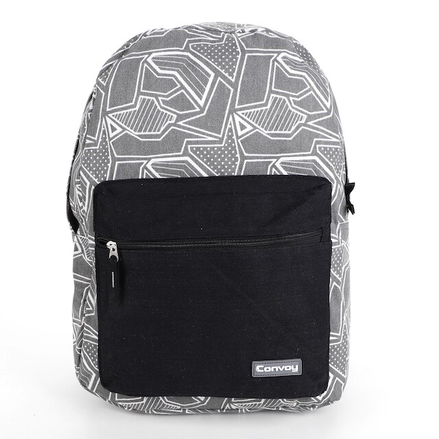 Mochila Yins Brasil Geométrico - Cinza Menor preço em Mochila Yins Brasil Geométrico - Cinza