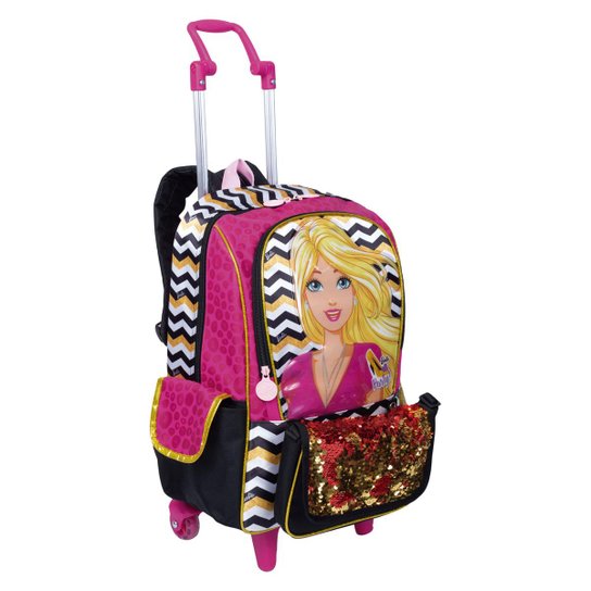 Mochilete Grande 2 Em 1 Barbie 19Z Infantil Sestini - Rosa Menor preço em Mochilete Grande 2 Em 1 Barbie 19Z Infantil Sestini - Rosa