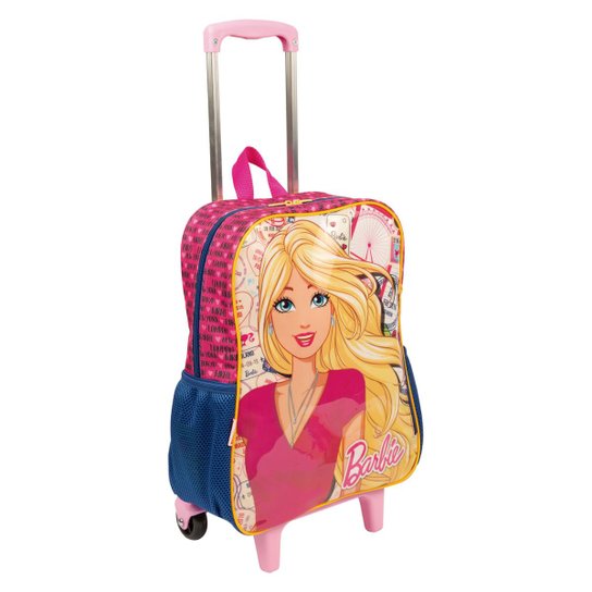 Mochilete Grande Barbie 19M Infantil Sestini - Rosa