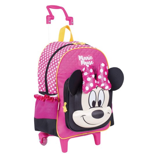 Mochilete Grande Minnie 19Y Infantil Sestini - Rosa Menor preço em Mochilete Grande Minnie 19Y Infantil Sestini - Rosa