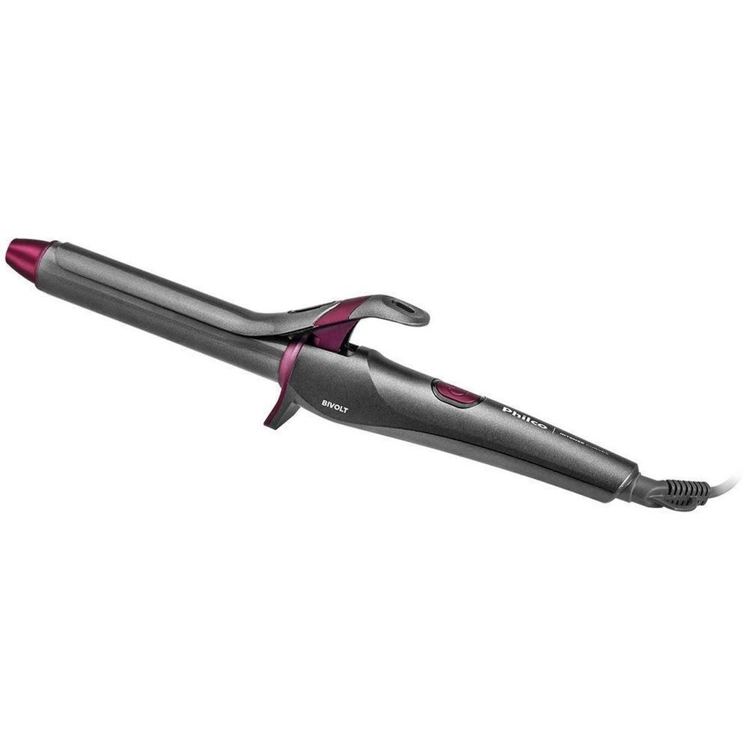 Modelador de Cachos Philco Intense Curves PEC15 Íons Tourmaline 25mm 220ºC - Cinza