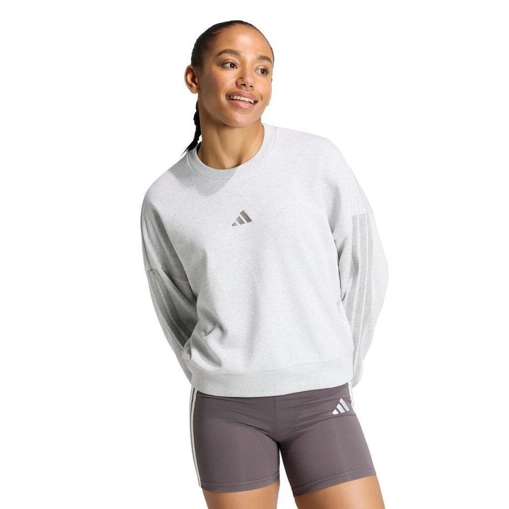 Moletinho Adidas Essentials Três Listras Feminino