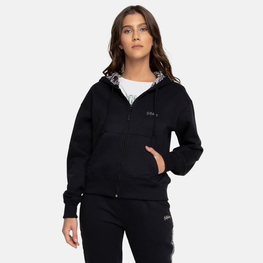 MOLETOM ABER TALK ABOUT - PRETO - G - Preto