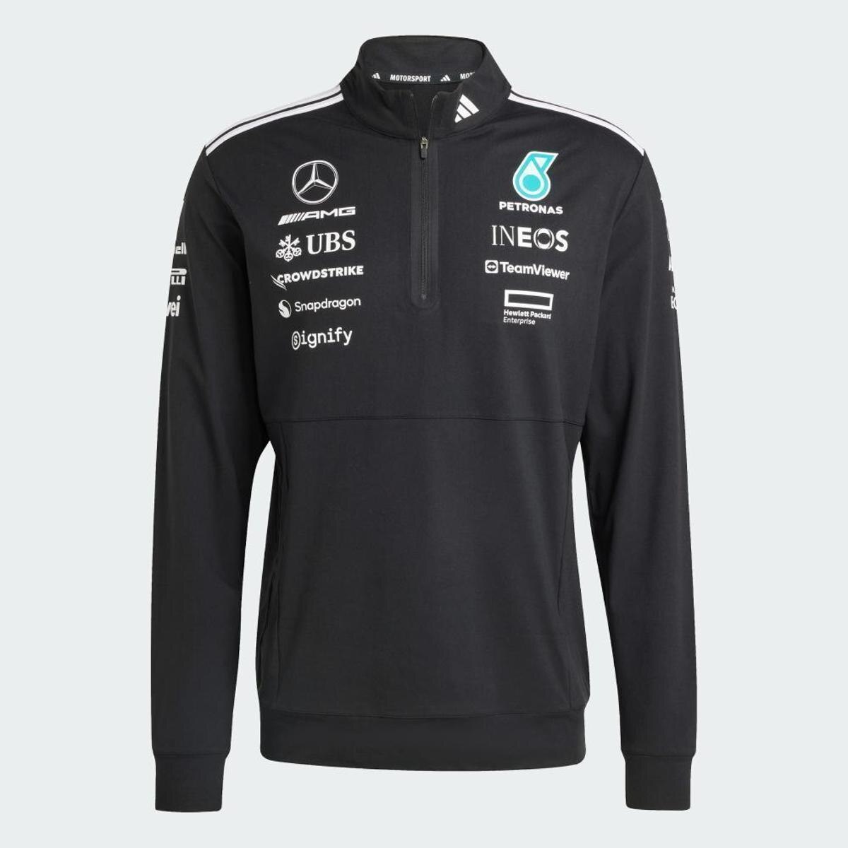 Moletom Adidas 1/4Zip Mercedes Amg Petronas Formula One Team