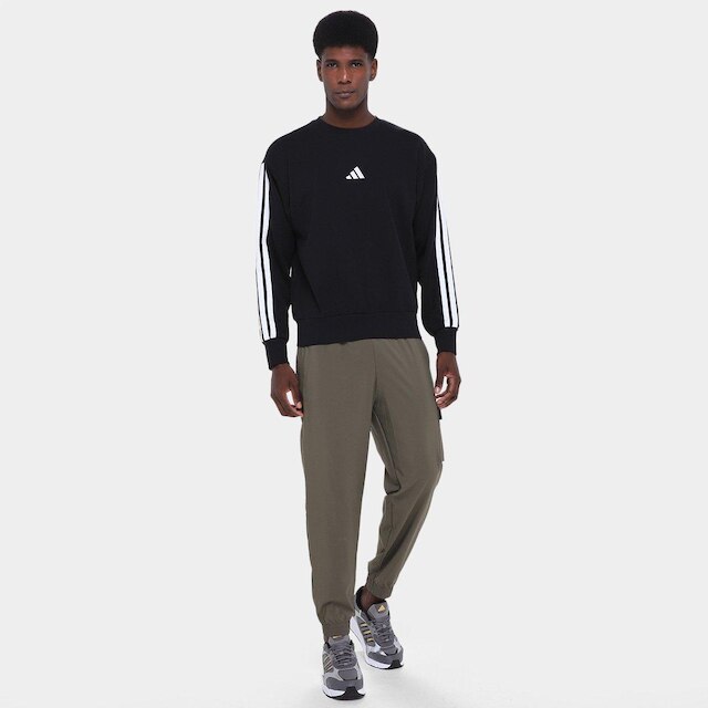 Moletom Adidas 3 Listras Masculino