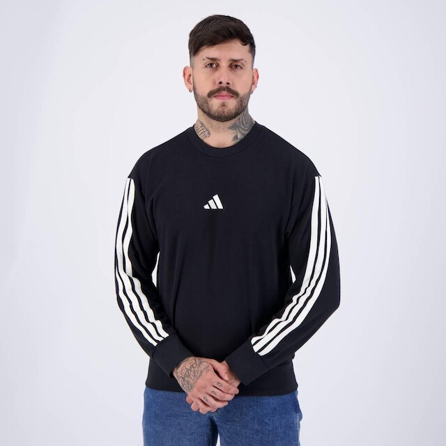 Moletom Adidas 3S Preto