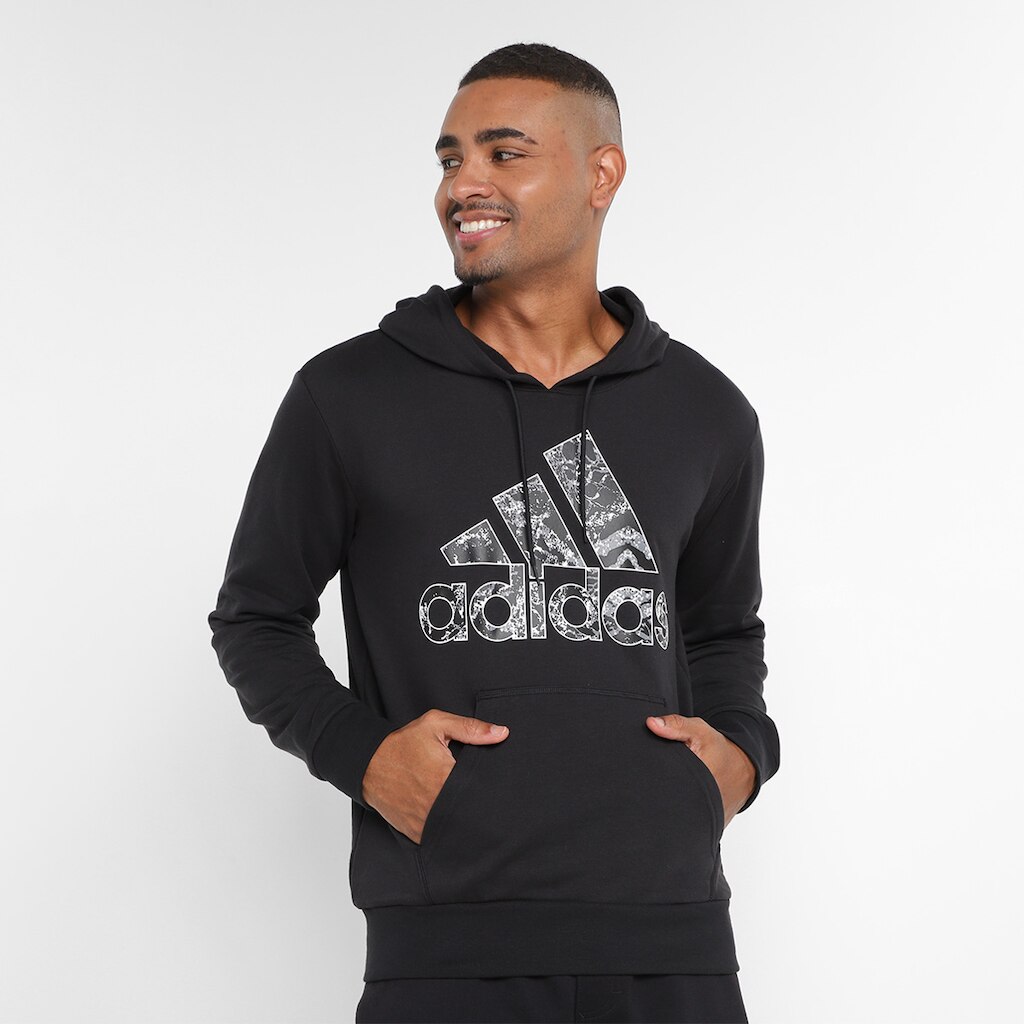 Moletom Adidas Basquete 2.0 c/ Capuz Masculino