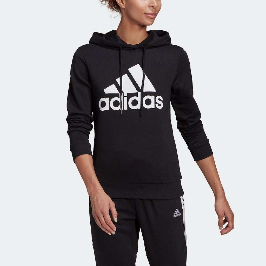Moletom Adidas  Capuz Essentials Relaxed Logo   Feminino